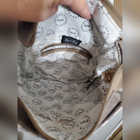 MYRA Bag crossbody calf hair purse - Picture 3 of 10